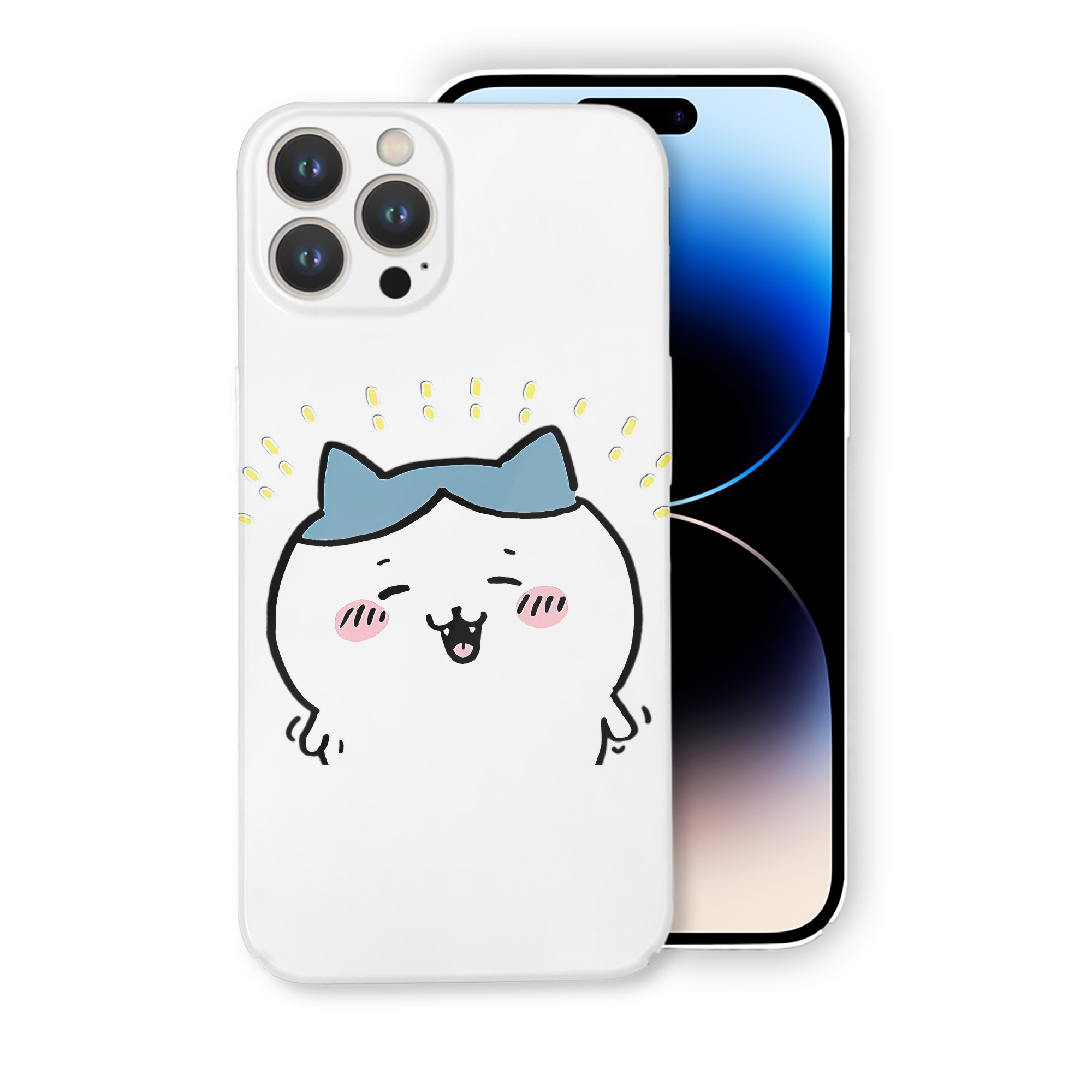 （画像用） ちいかわ ハチワレ Chii-kawa hachiware 【iPhone 14シリーズ対応】ハードケース